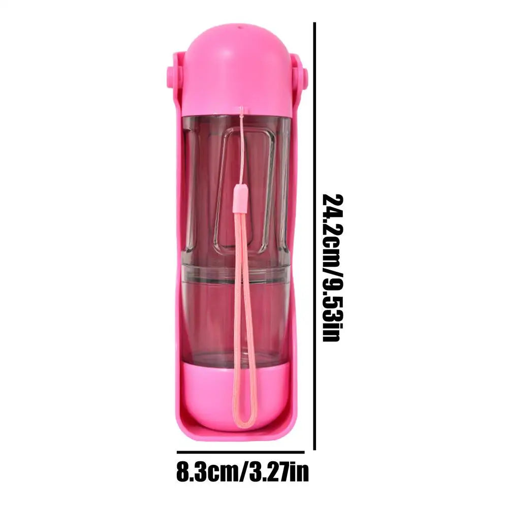 Pet Portable Water Bottle Bowl Foldable Spill Proof