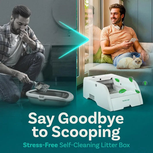 Automatic Self Cleaning Litter Box For Cats With APP Control