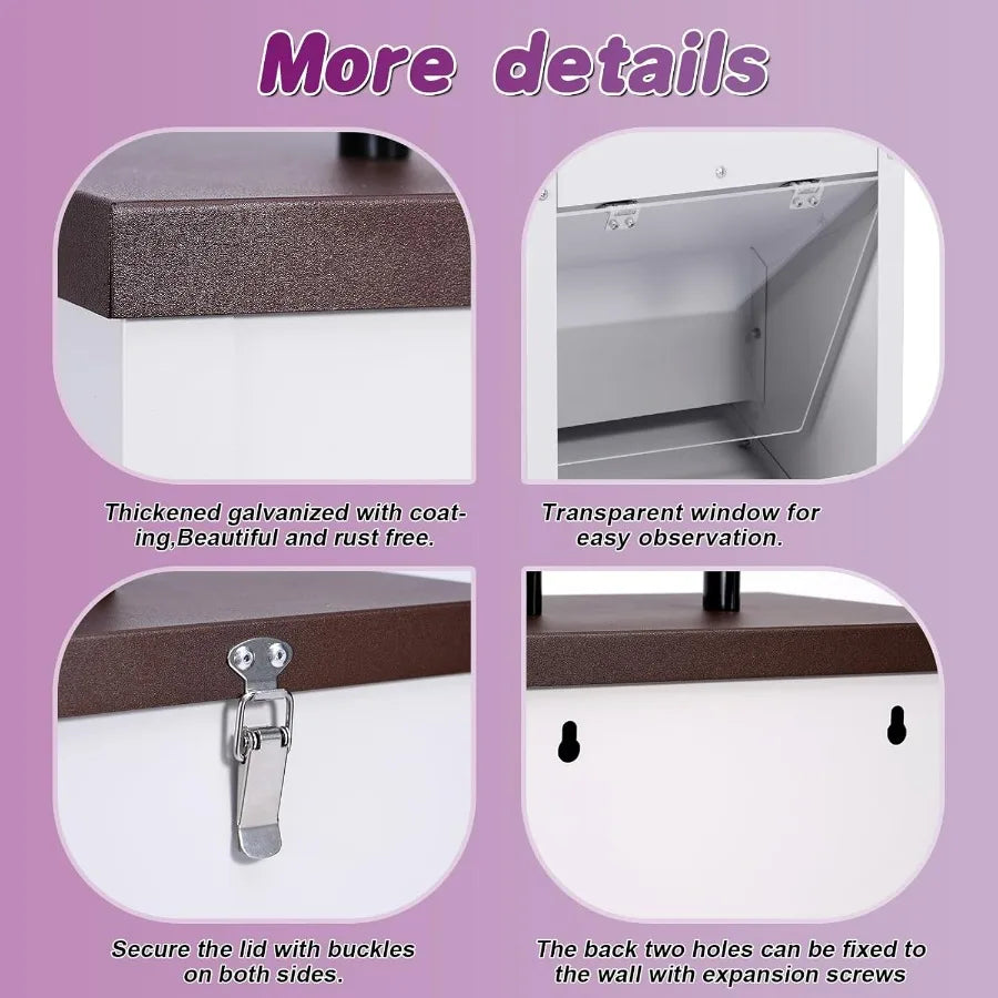 30LB Outdoor Automatic Dog Feeder Large Breed