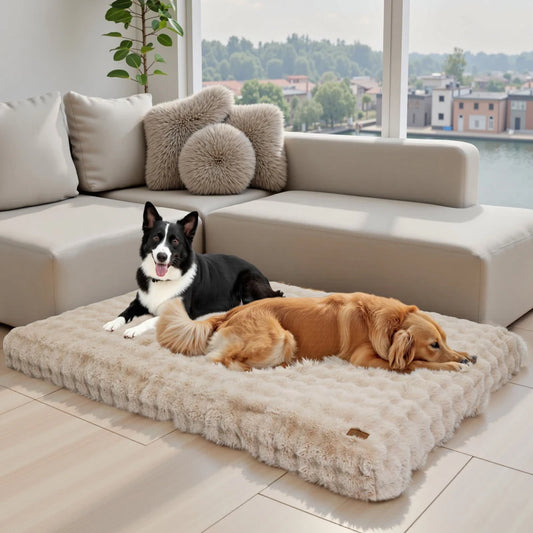 Ultra Plush Dog and Cat Bed Soft Cushion Washable Mat