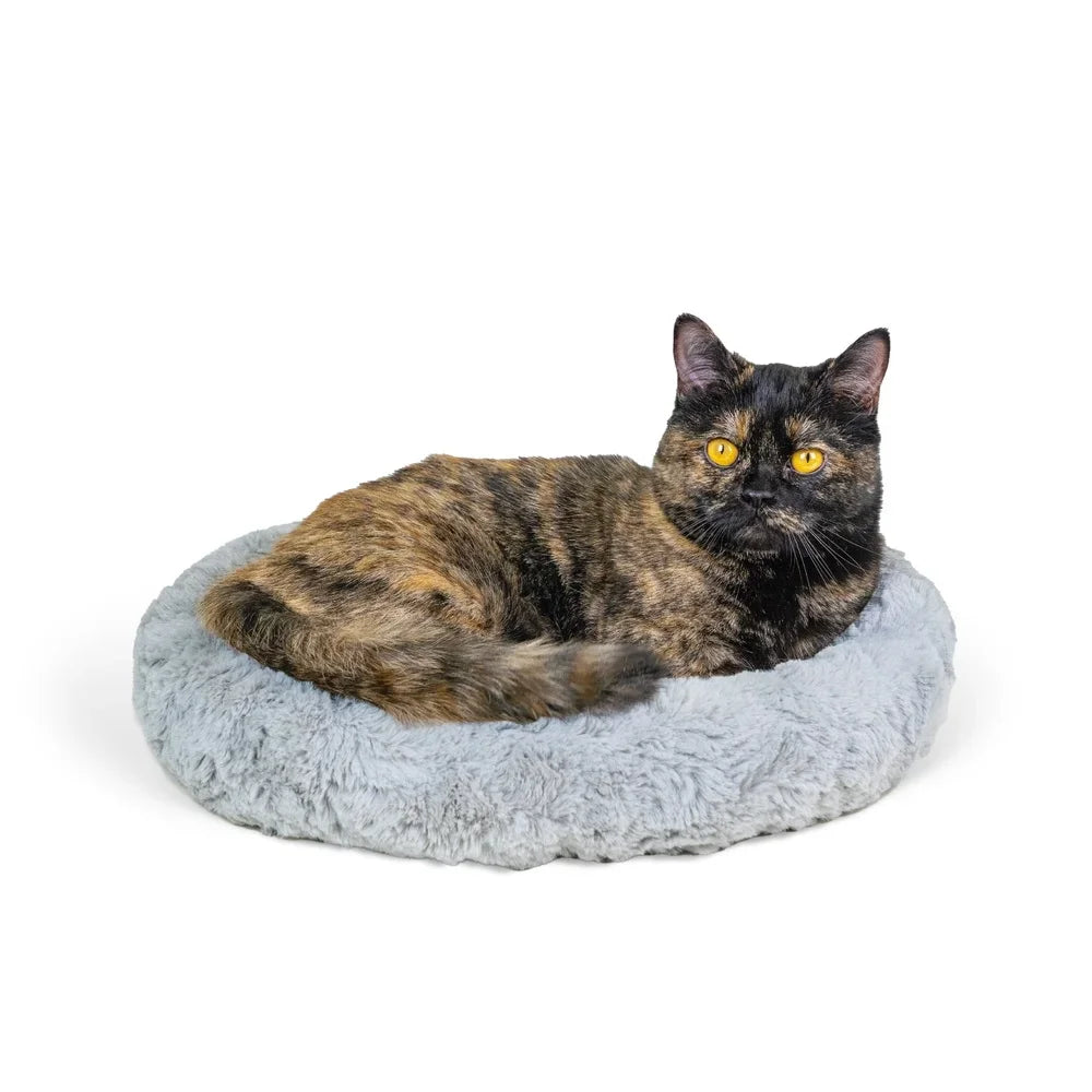 Cat Bed Donut Shape Supportive Design Sleep Snuggle and Relaxation