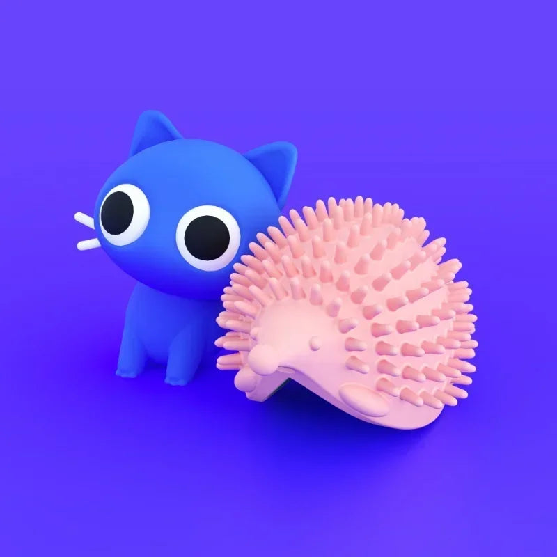 Groomer With Catnip Soft Cat Wall Corner Massage Cat Comb Brush Rubs The Face With A Tickling Comb