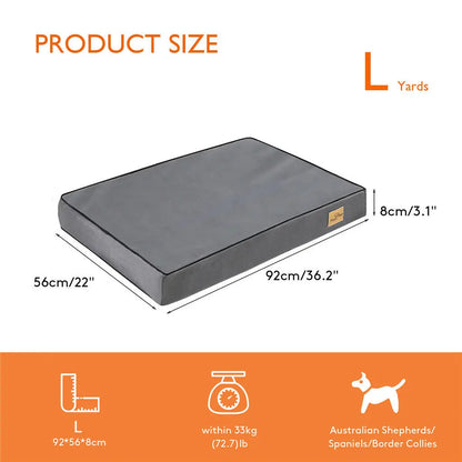 M L XL 2XL Jumbo Pet Orthopedic Bed  Washable Cover Waterproof