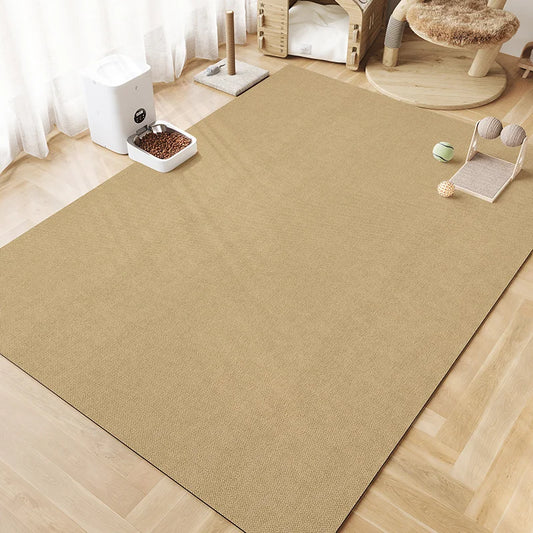 Simple Solid-Color Pet Bowl Mat, Strong Water Absorption, Anti-Slip, Cat And Dog Scratch-Resistant