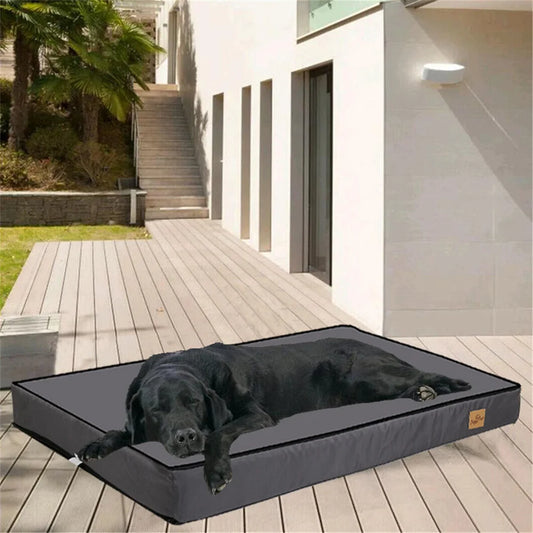 Large Orthopaedic Dog Bed Waterproof Cushion Pet Mattress Removable Washable Cover Indoor Outdoor