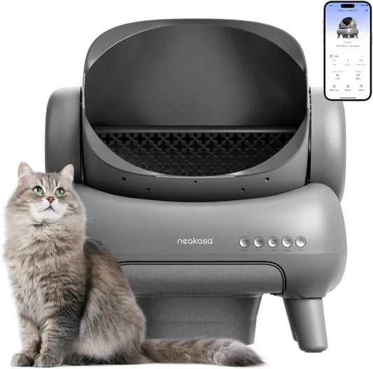 M1 Open-Top Self Cleaning Cat Litter Box,