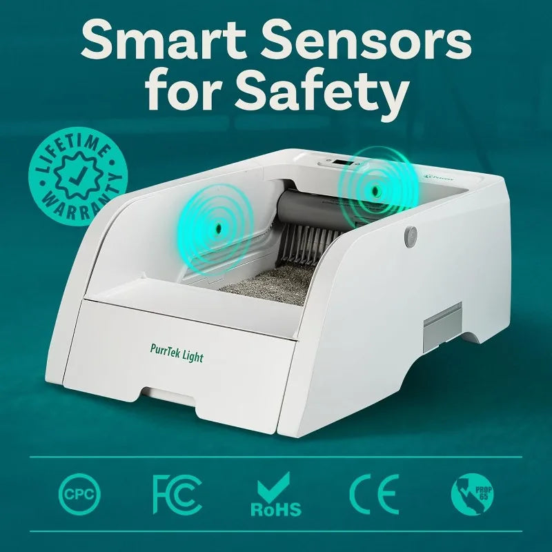 Automatic Self Cleaning Litter Box For Cats With APP Control