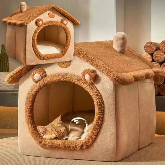 Foldable Pet House Removable Washable Bed Indoor Various colors and sizes