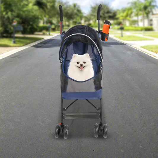 Lightweight Foldable Pet Stroller for Small Medium Dogs cats