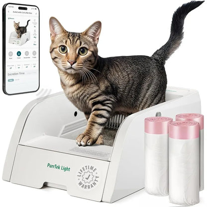 Automatic Self Cleaning Litter Box For Cats With APP Control
