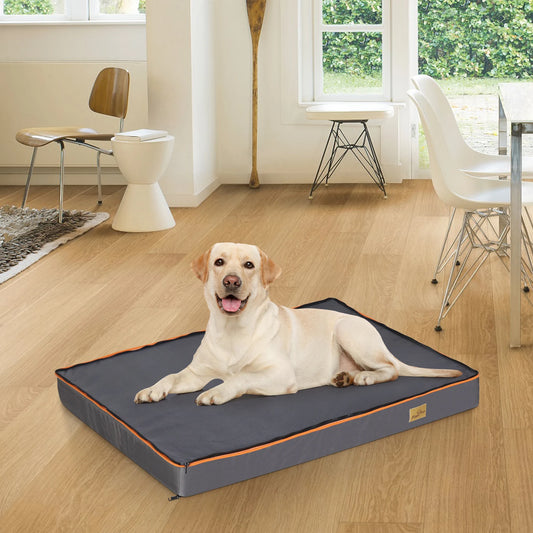 Large Padded Orthopedic Bed Foam Cushion with Washable Cover
