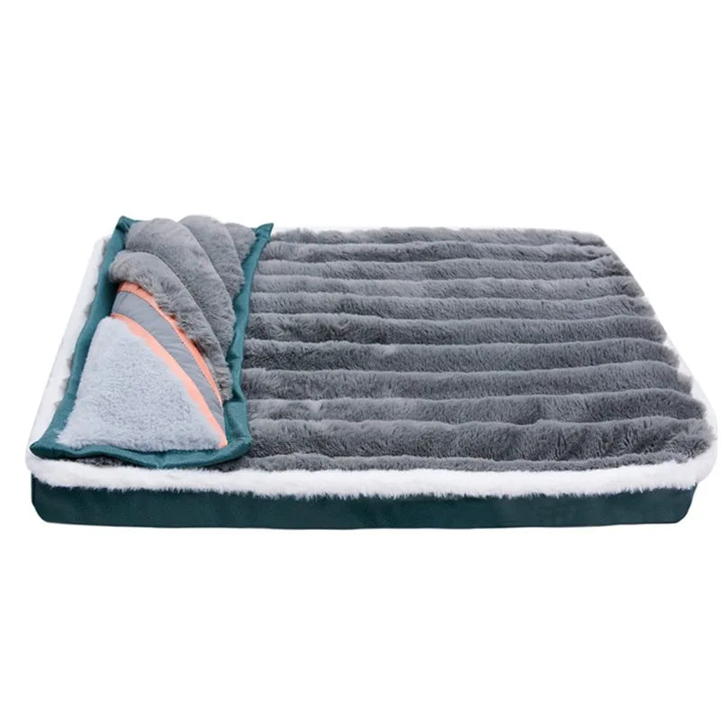Winter Dogs Sleeping Bed Fleece Blanket Detachable. Various colors