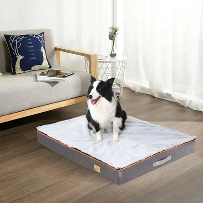 Large Padded Orthopedic Bed Foam Cushion with Washable Cover