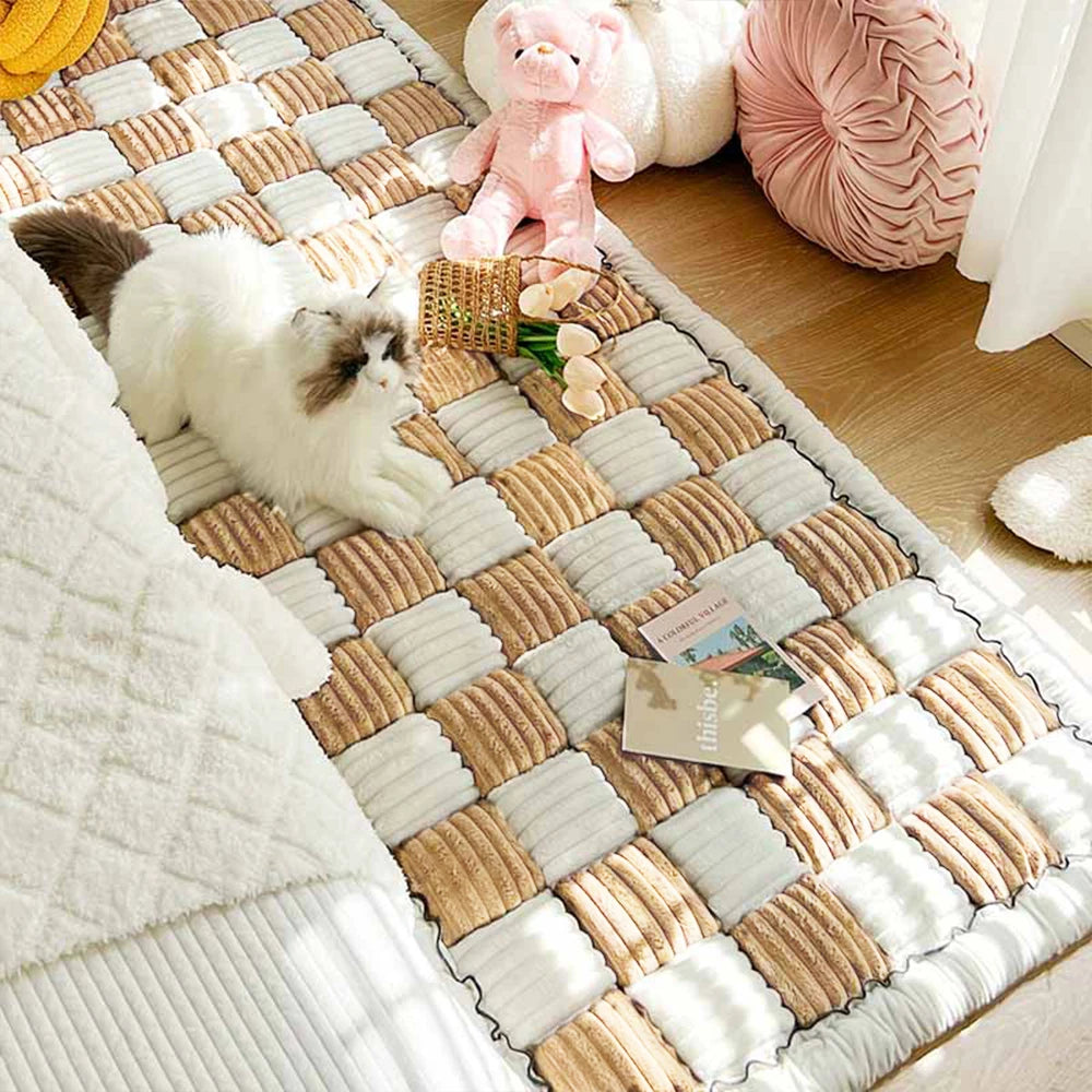 Dog Bed Mat Cat Scratchable Blanket Anti-slip Washable Cushion