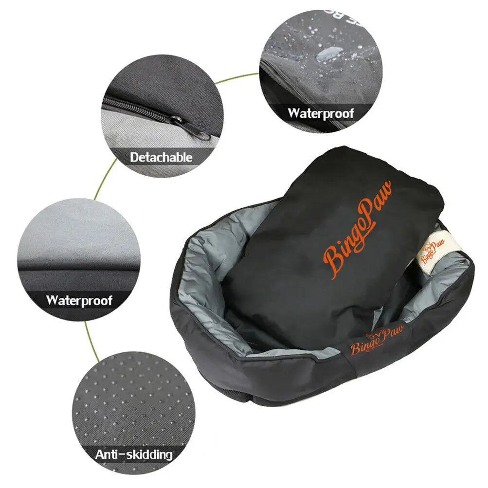 L XL XXL Dog Bed for All Season Removable  Oxford Cover