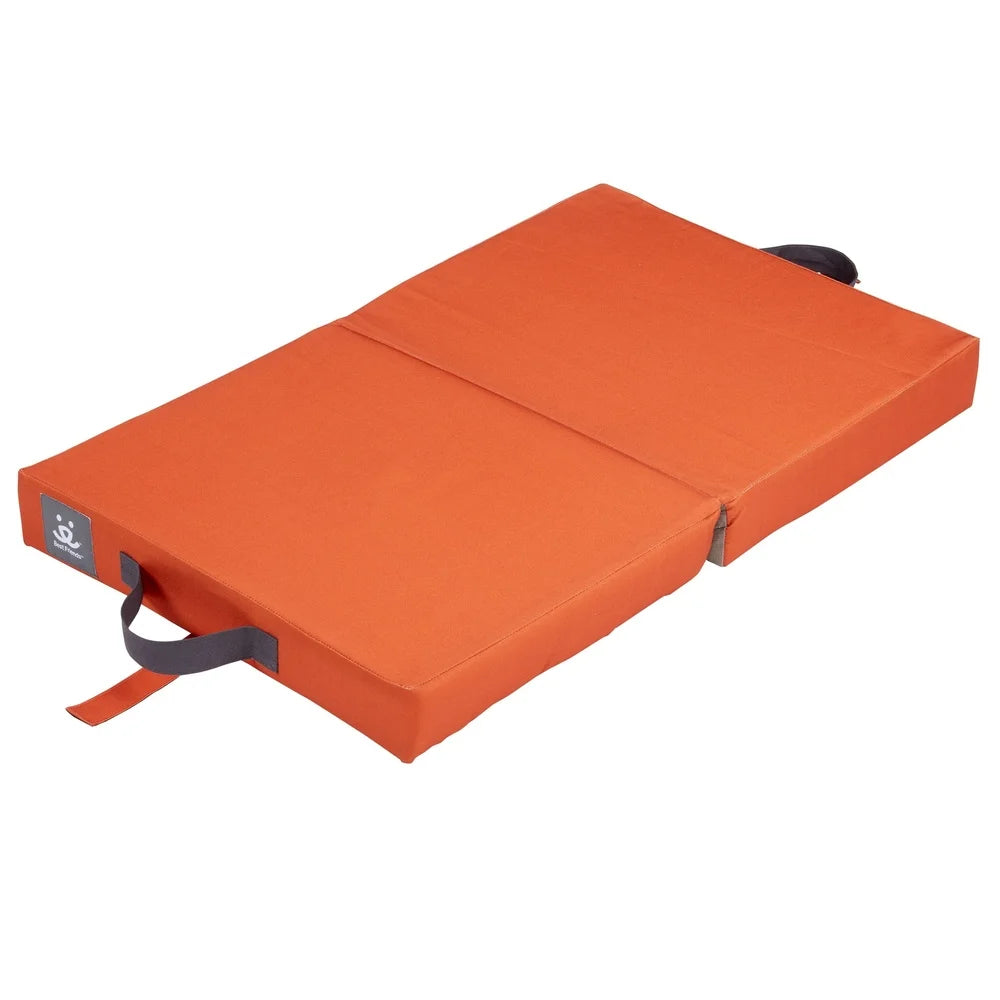 Foldable Travel  Bed with Memory Foam Topper Removable Washable Cover Small Medium Dogs cats