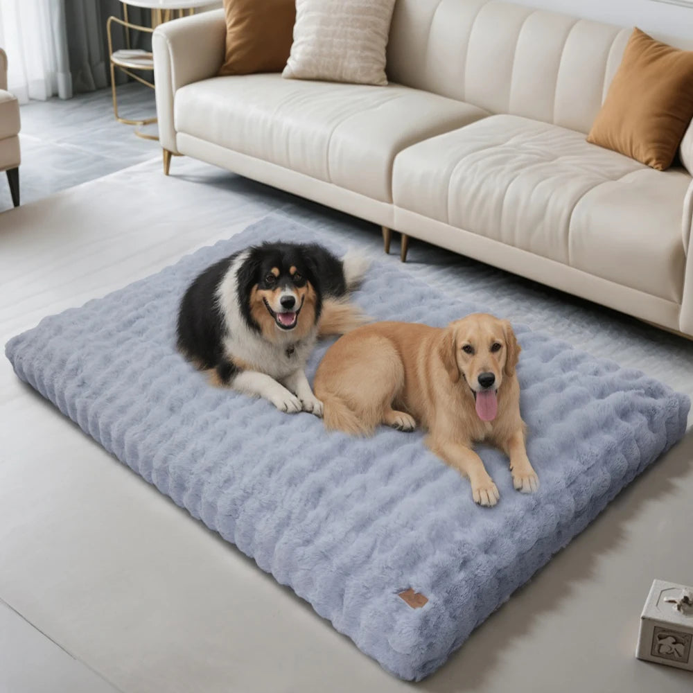 Ultra Plush Dog and Cat Bed Soft Cushion Washable Mat