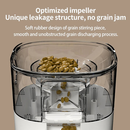 PAPIFEED cat double bowl smart automatic feeder wifi timer dosing