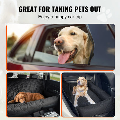 Dog Car Seat Waterproof Booster Clip-On Safety Leash for Medium  Large Dog