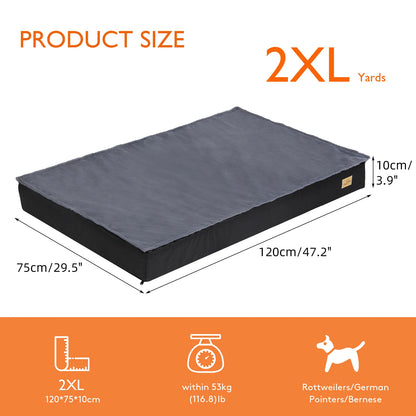 M L XL 2XL Jumbo Pet Orthopedic Bed  Washable Cover Waterproof