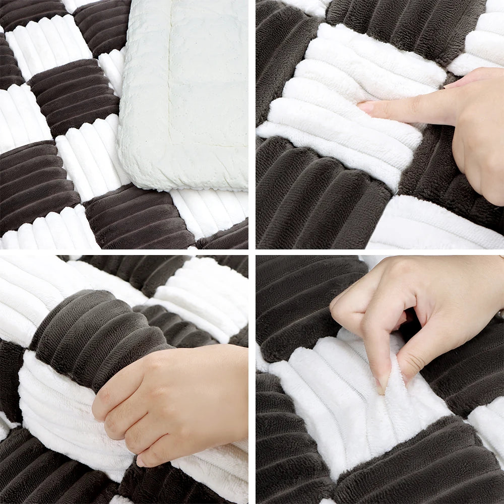 Dog Bed Mat Cat Scratchable Blanket Anti-slip Washable Cushion