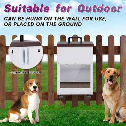 30LB Outdoor Automatic Dog Feeder Large Breed