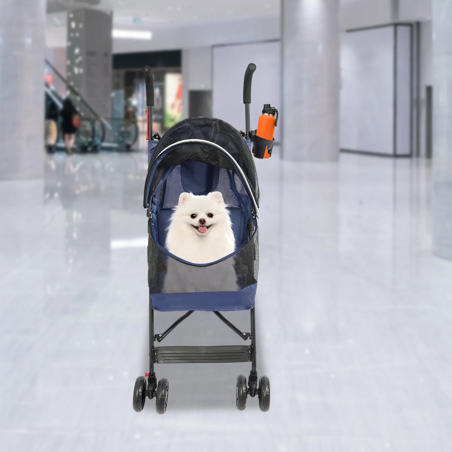 Lightweight Foldable Pet Stroller for Small Medium Dogs cats