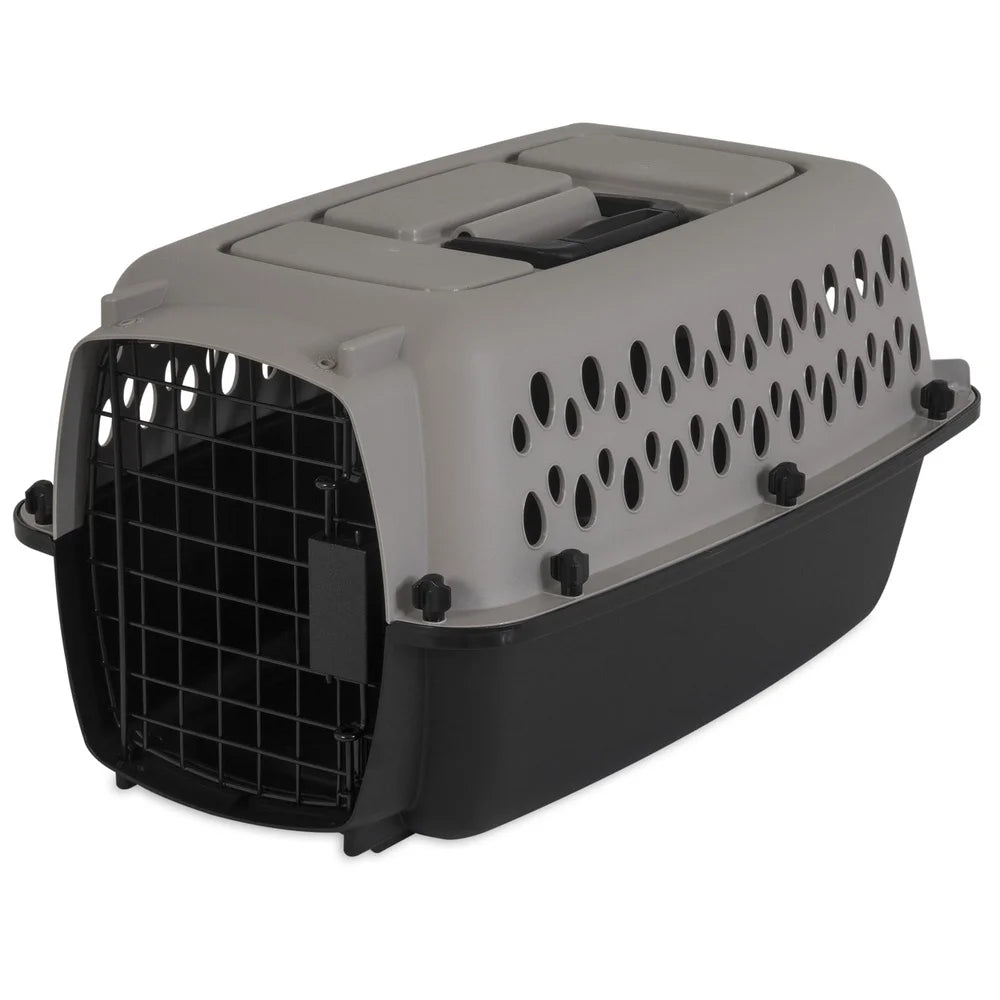 Portable X-Small Kennel Carrier Dogs Cats Durable Plastic Crate with Ventilation 10 lbs