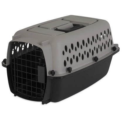 Portable X-Small Kennel Carrier Dogs Cats Durable Plastic Crate with Ventilation 10 lbs
