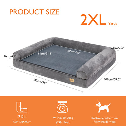 Dog Bed Extra Large Orthopedic Mattress Cushion with Removable Washable Cover