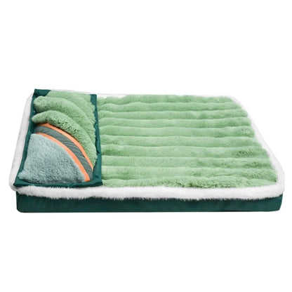 Winter Dogs Sleeping Bed Fleece Blanket Detachable. Various colors