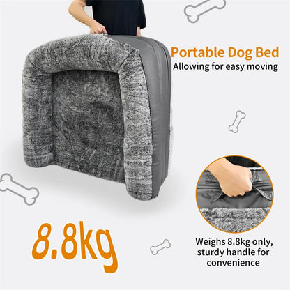 Foldable Human Large Dog Bed Washable Waterproof