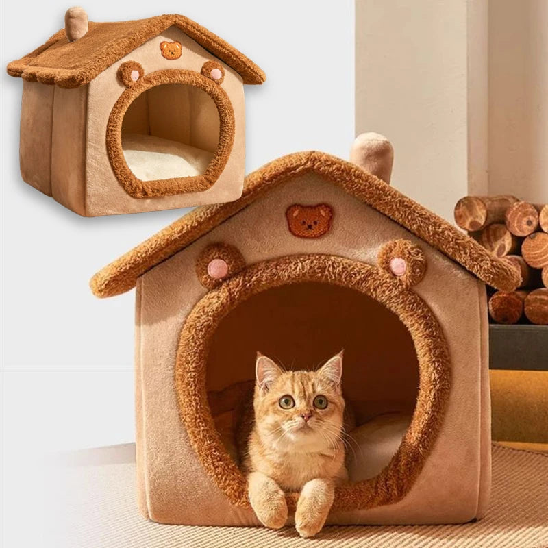 Foldable Pet House Removable Washable Bed Indoor Various colors and sizes
