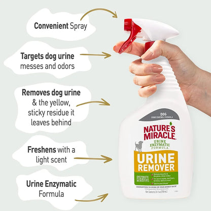 Enzymatic Dog Urine Remover Multi Surface Cleaner Odor Control Formula 24 oz