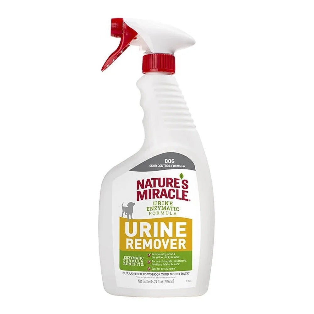 Enzymatic Dog Urine Remover Multi Surface Cleaner Odor Control Formula 24 oz
