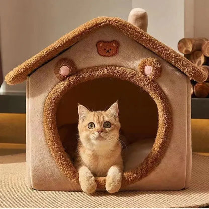 Foldable Pet House Removable Washable Bed Indoor Various colors and sizes