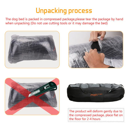 L XL XXL Dog Bed for All Season Removable  Oxford Cover