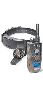 Remote Dog Training E-Collar, HANDSFREE Square, 3/4-Mile Range, Rechargeable, Waterproof, High-Output,