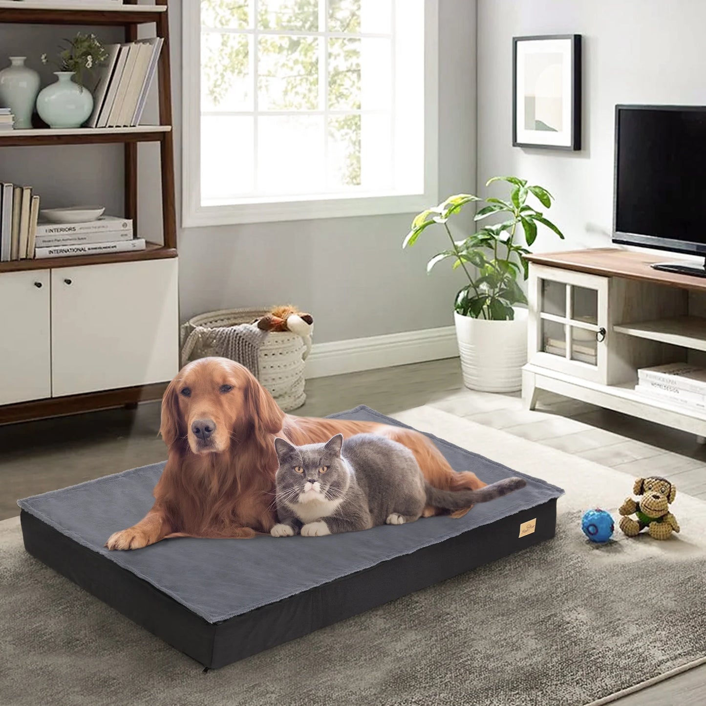 M L XL 2XL Jumbo Pet Orthopedic Bed  Washable Cover Waterproof