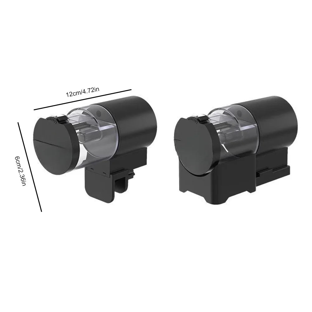 1-3PCS Automatic  Aquarium Fish Food Dispenser 100ML