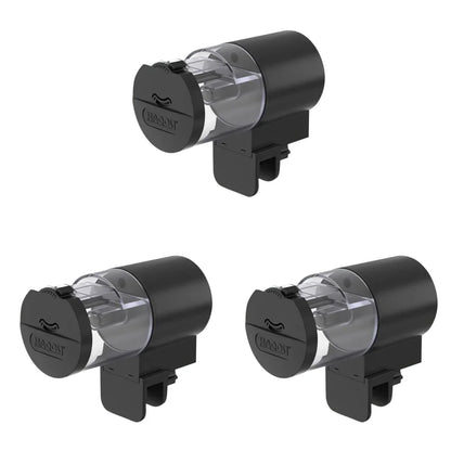 1-3PCS Automatic  Aquarium Fish Food Dispenser 100ML