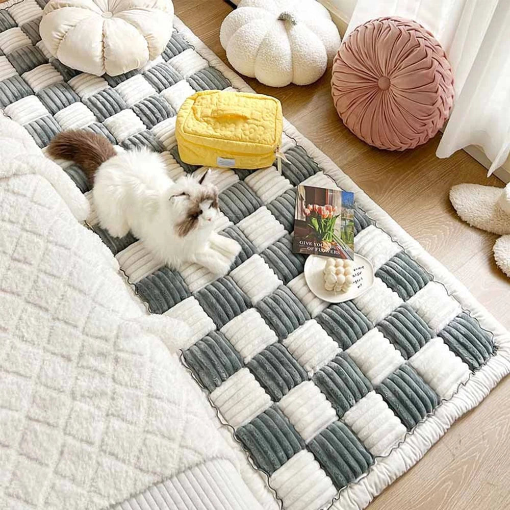 Dog Bed Mat Cat Scratchable Blanket Anti-slip Washable Cushion