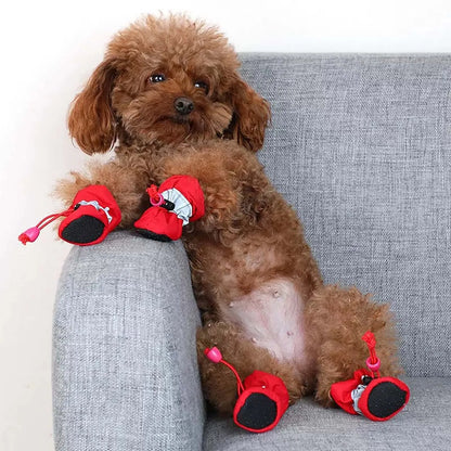 Dog walking   Shoes That Don'T Fall Off Breathable Soft-Soled Non-Slip