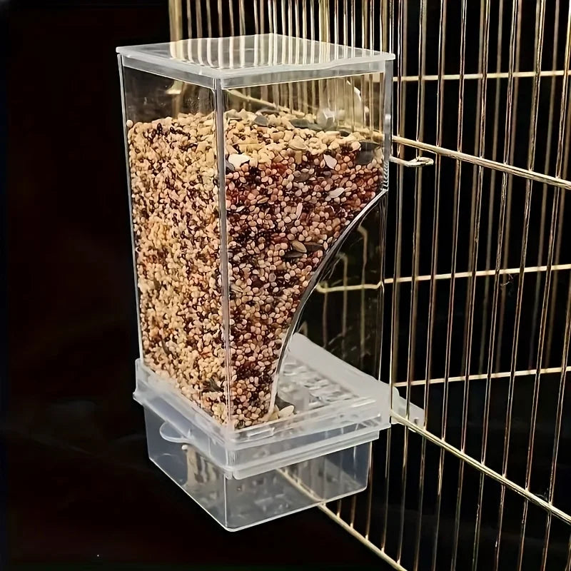 Transparent Automatic Bird Feeder
