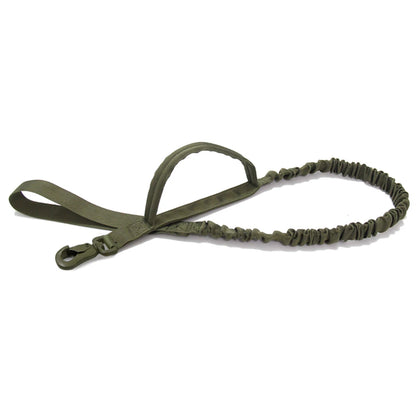 Military Adjustable Dog  Leash Quick Release Elastic Rope With 2 Control Handle For Medium and Small Dogs