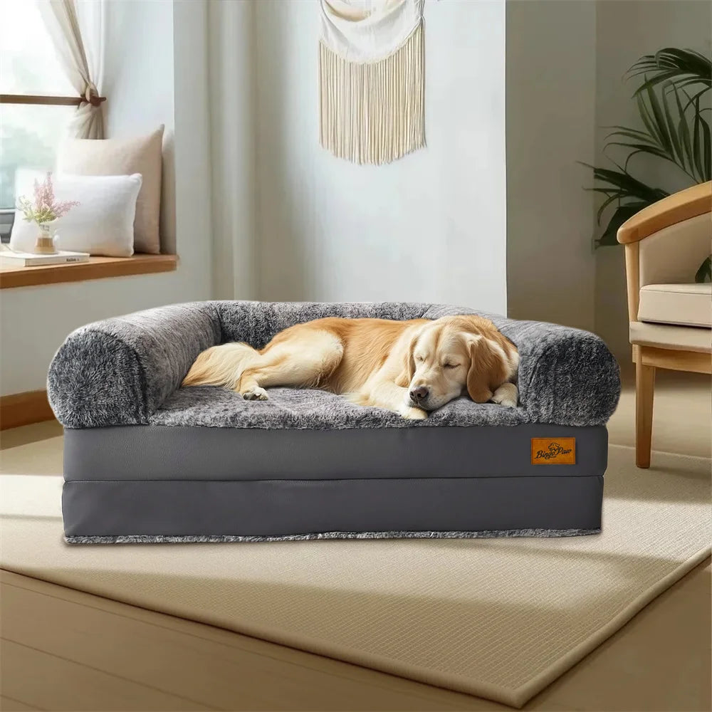 Foldable Human Large Dog Bed Washable Waterproof