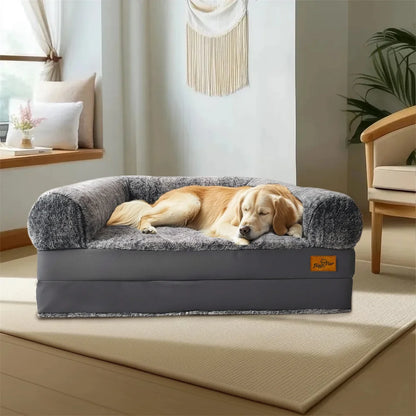 Foldable Human Large Dog Bed Washable Waterproof